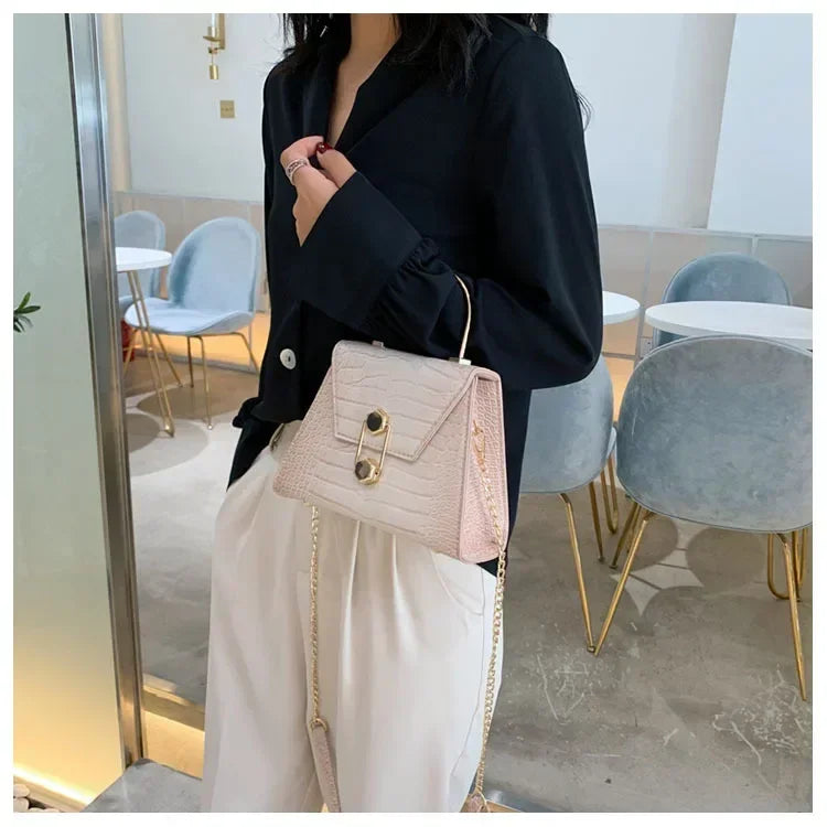 Women's Designer Luxury Handbag 2020 Fashion New High quality PU Leather Women Handbags Stone pattern Shoulder Messenger Bag