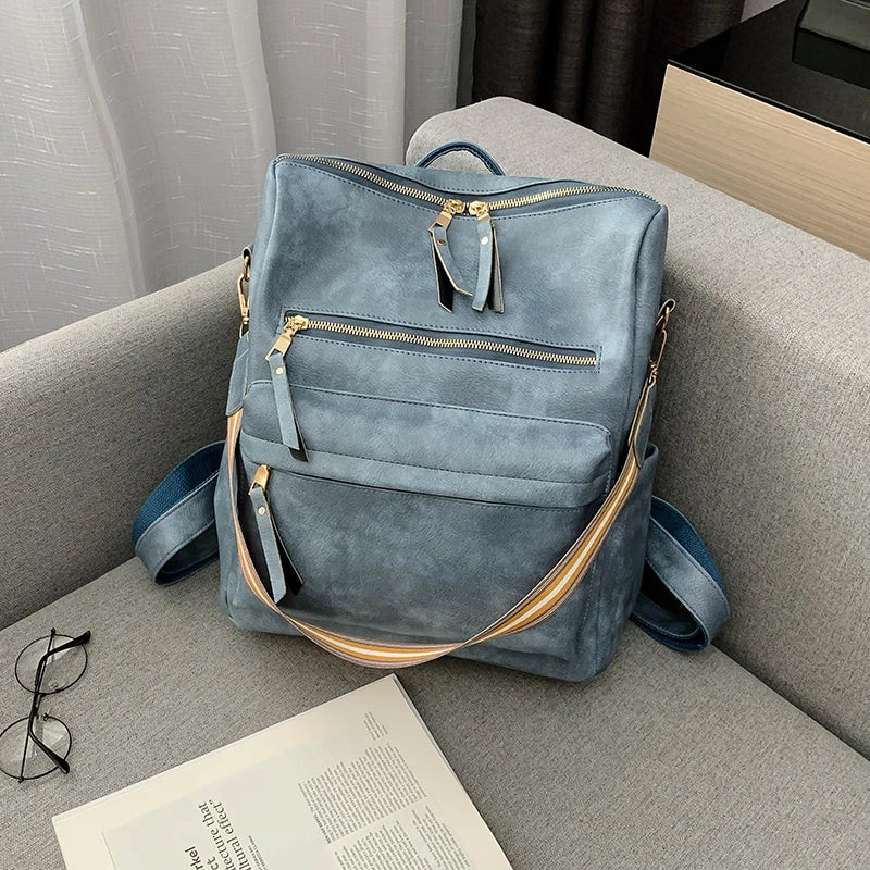 Women's Fashion Backpack Purse Multipurpose Design Convertible Satchel Handbags Shoulder Bag Animal Prints PU Leather Travel Bag