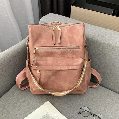 Women's Fashion Backpack Purse Multipurpose Design Convertible Satchel Handbags Shoulder Bag Animal Prints PU Leather Travel Bag
