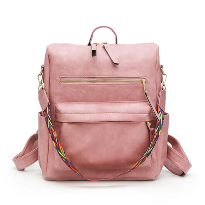 Women's Fashion Backpack Purse Multipurpose Design Convertible Satchel Handbags Shoulder Bag Animal Prints PU Leather Travel Bag