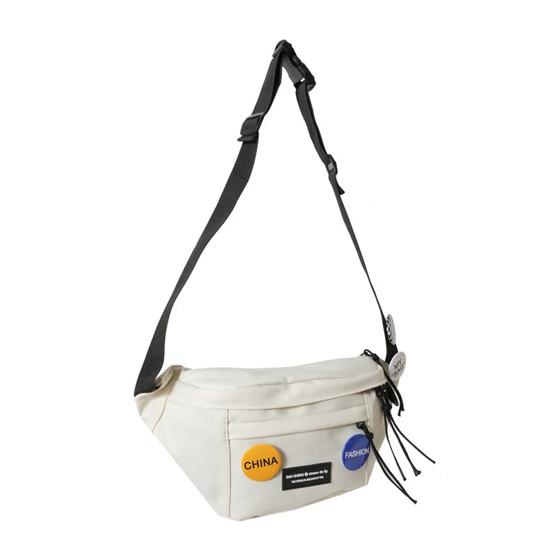 Women's Fashion Chest Packs Designer Waterproof Nylon Female Trend Crossbody Bags Ladies Leisure Shoulder Bags Light Waist Packs
