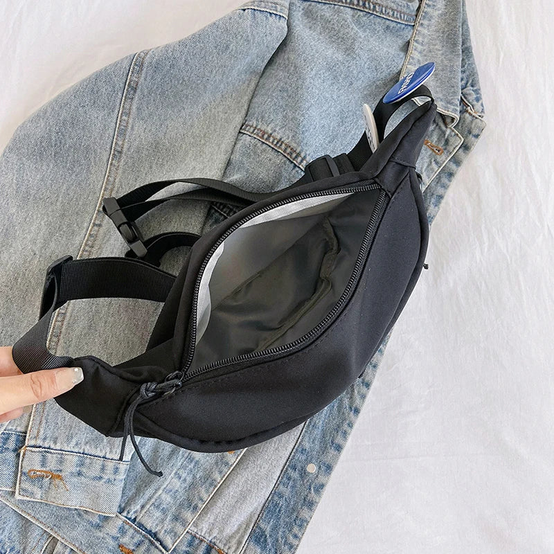 Women's Fashion Chest Packs Designer Waterproof Nylon Female Trend Crossbody Bags Ladies Leisure Shoulder Bags Light Waist Packs