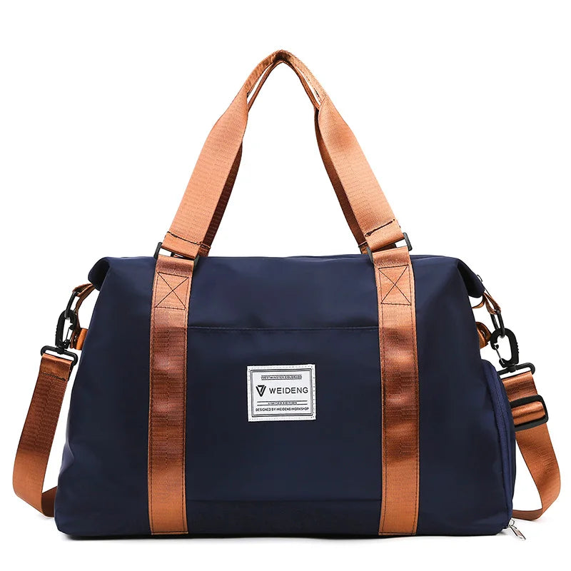 Women's Fashion Fitness Travel Bags Designer Waterproof Oxford Ladies Crossbody Bags Large-capacity Female Leisure Shoulder Bags