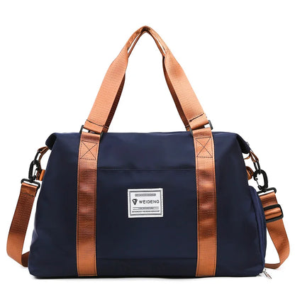 Women's Fashion Fitness Travel Bags Designer Waterproof Oxford Ladies Crossbody Bags Large-capacity Female Leisure Shoulder Bags
