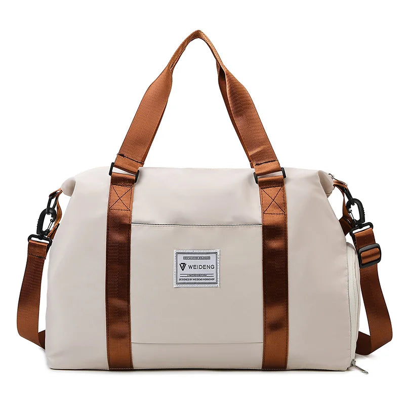 Women's Fashion Fitness Travel Bags Designer Waterproof Oxford Ladies Crossbody Bags Large-capacity Female Leisure Shoulder Bags