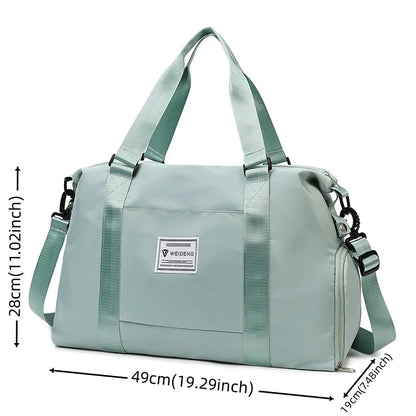 Women's Fashion Fitness Travel Bags Designer Waterproof Oxford Ladies Crossbody Bags Large-capacity Female Leisure Shoulder Bags