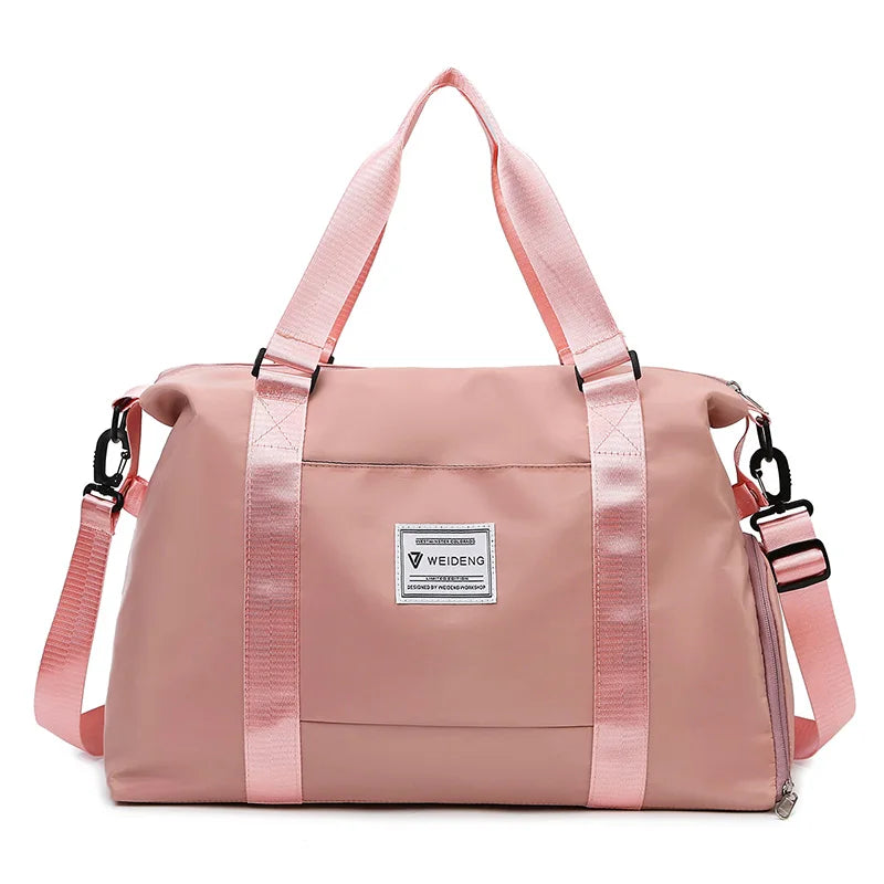 Women's Fashion Fitness Travel Bags Designer Waterproof Oxford Ladies Crossbody Bags Large-capacity Female Leisure Shoulder Bags