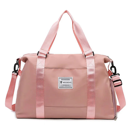 Women's Fashion Fitness Travel Bags Designer Waterproof Oxford Ladies Crossbody Bags Large-capacity Female Leisure Shoulder Bags