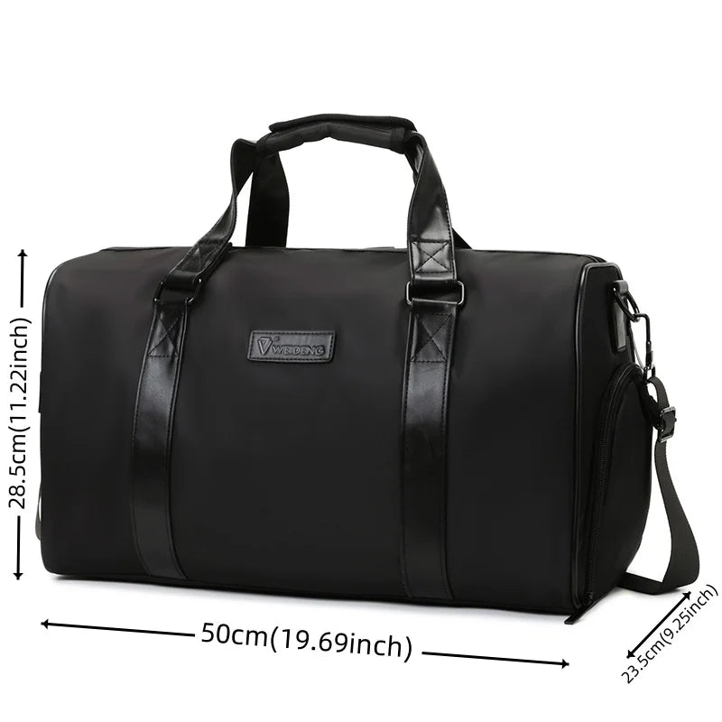 Women's Fashion Fitness Travel Handbag Designer Large-capacity Female Crossbody Bags Waterproof Oxford Lady Leisure Shoulder Bag