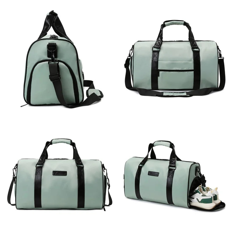 Women's Fashion Fitness Travel Handbag Designer Large-capacity Female Crossbody Bags Waterproof Oxford Lady Leisure Shoulder Bag