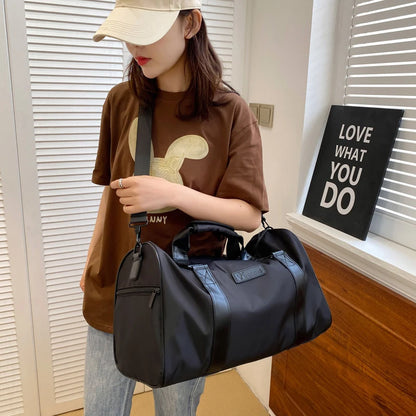 Women's Fashion Fitness Travel Handbag Designer Large-capacity Female Crossbody Bags Waterproof Oxford Lady Leisure Shoulder Bag
