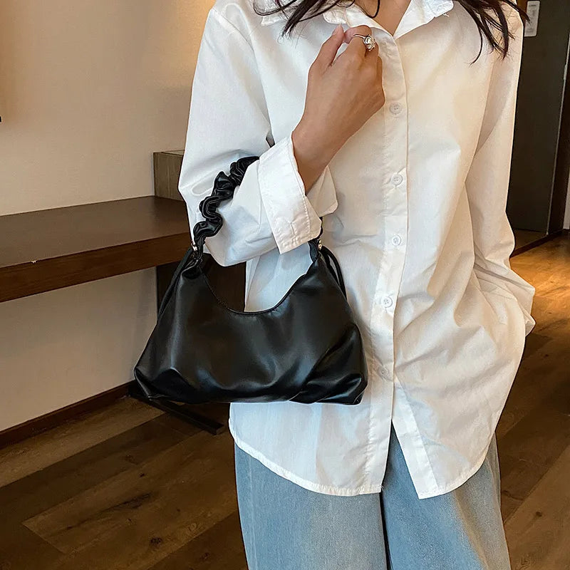 Women's Fashion Handbags Designer Large-capacity Pu Leather Female Trend Travel Shoulder Bags Ladies Leisure Light Shopping Bags