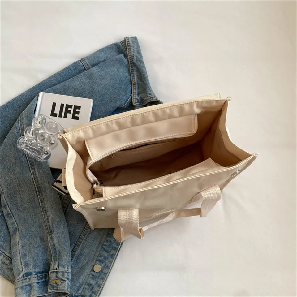 Women's Fashion Nylon Soft Shoulder Bags Lady Light Casual Large-capacity Crossbody Bags Female High Quality Handbag