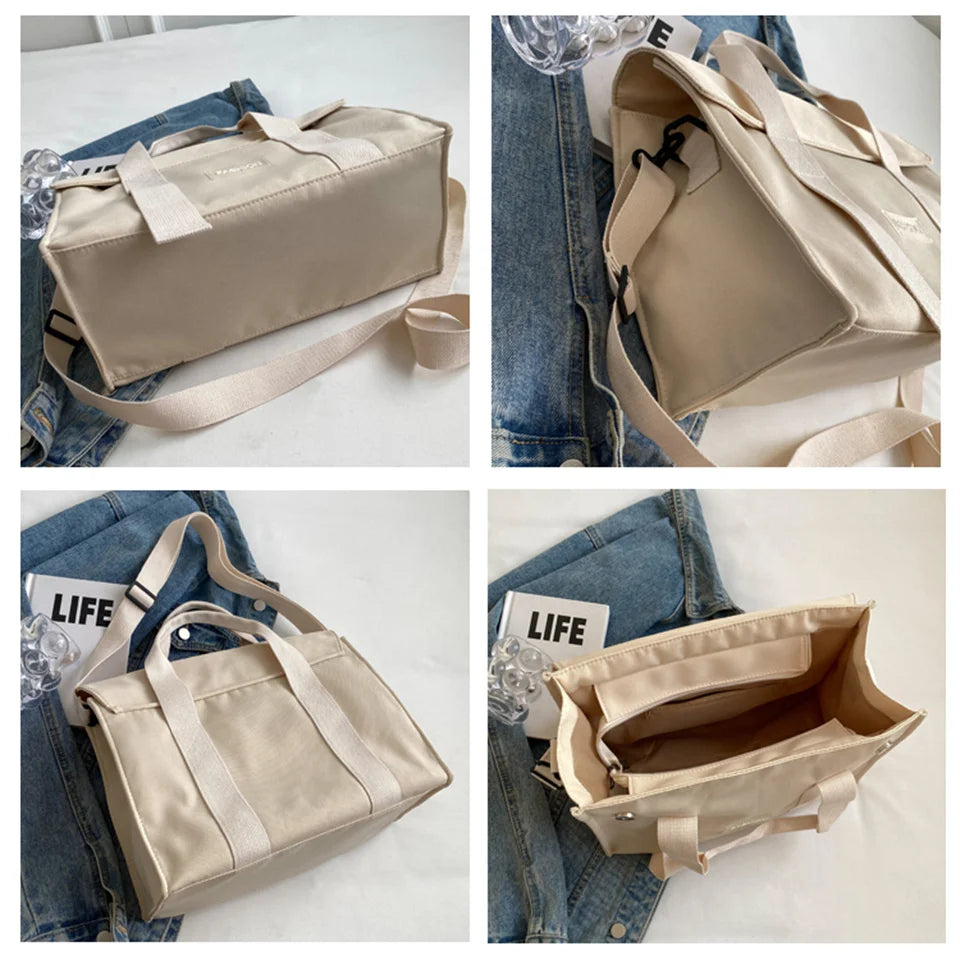 Women's Fashion Nylon Soft Shoulder Bags Lady Light Casual Large-capacity Crossbody Bags Female High Quality Handbag