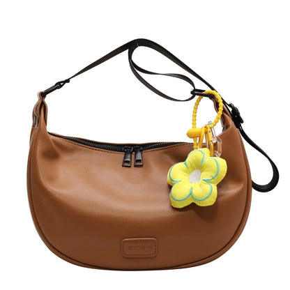 Women's Fashion PU Leather Crossbody Bag Designer High Quality Ladies Leisure Trend Shoulder Bags Female Cosmetic Bag For Makeup