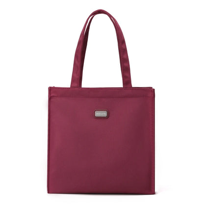 Women's Fashion Shoulder Bag Large Capacity Handbag Tote Bag Solid Casual Waterproof Nylon Cloth Designer Women Trave Purse