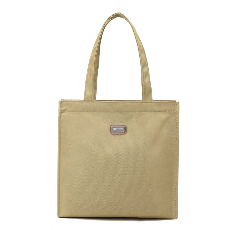 Women's Fashion Shoulder Bag Large Capacity Handbag Tote Bag Solid Casual Waterproof Nylon Cloth Designer Women Trave Purse