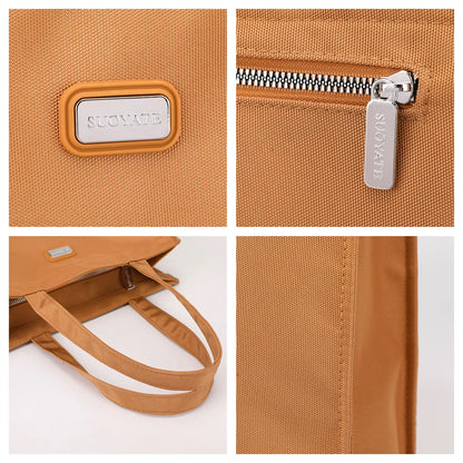Women's Fashion Shoulder Bag Large Capacity Handbag Tote Bag Solid Casual Waterproof Nylon Cloth Designer Women Trave Purse