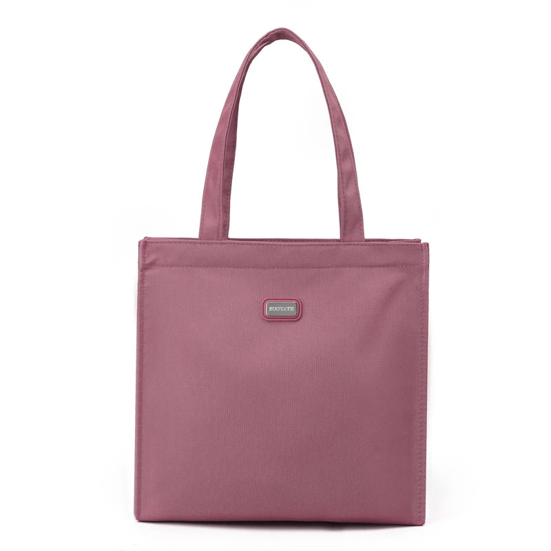 Women's Fashion Shoulder Bag Large Capacity Handbag Tote Bag Solid Casual Waterproof Nylon Cloth Designer Women Trave Purse