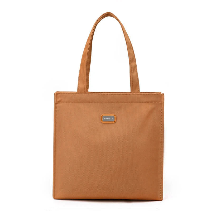 Women's Fashion Shoulder Bag Large Capacity Handbag Tote Bag Solid Casual Waterproof Nylon Cloth Designer Women Trave Purse