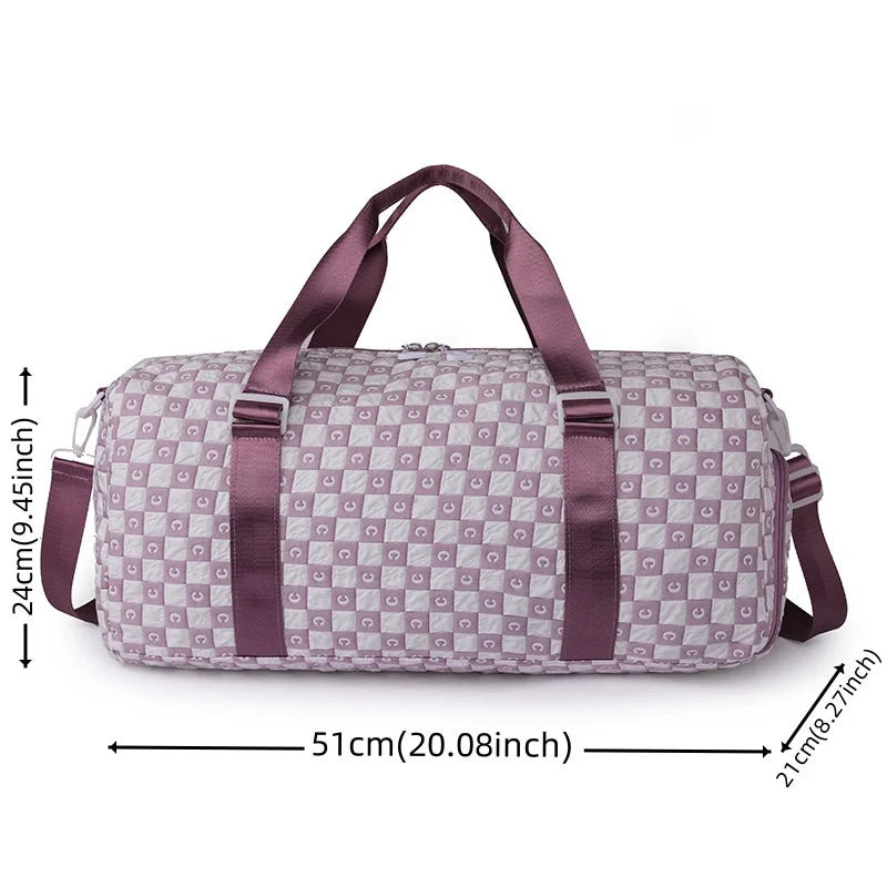 Women's Fashion Shoulder Bag Large-capacity Female Leisure Fitness Travel Handbag Designer Waterproof Nylon Ladies Crossbody Bag