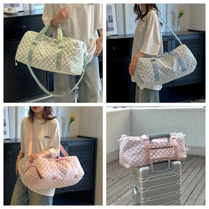 Women's Fashion Shoulder Bag Large-capacity Female Leisure Fitness Travel Handbag Designer Waterproof Nylon Ladies Crossbody Bag