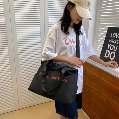 Women's Fashion Shoulder Bag Large-capacity Female Leisure Fitness Travel Handbag Designer Waterproof Oxford Lady Crossbody Bags