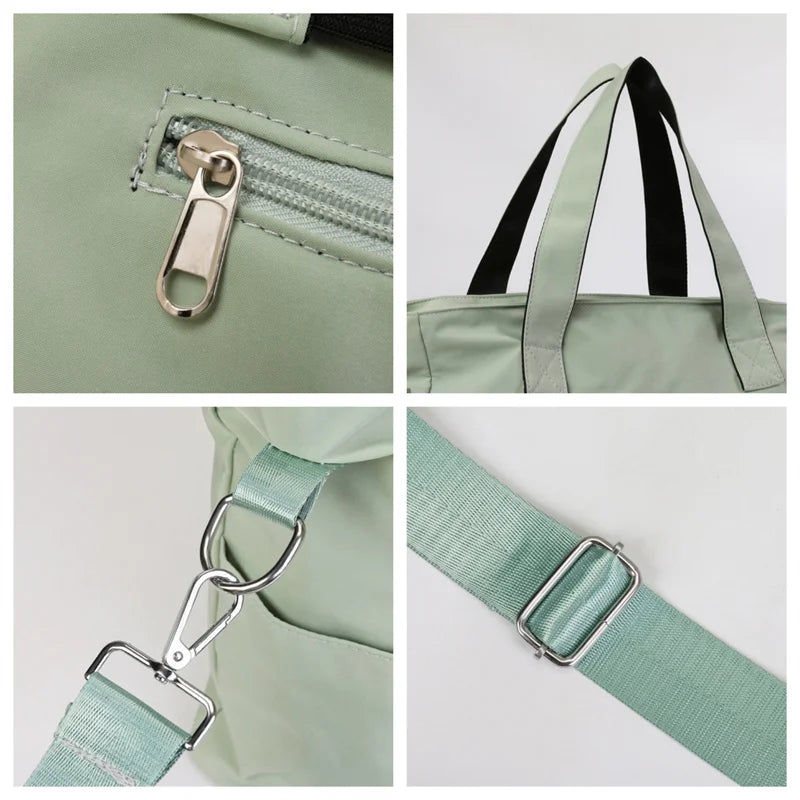 Women's Fashion Shoulder Bag Large-capacity Female Leisure Fitness Travel Handbag Designer Waterproof Oxford Lady Crossbody Bags