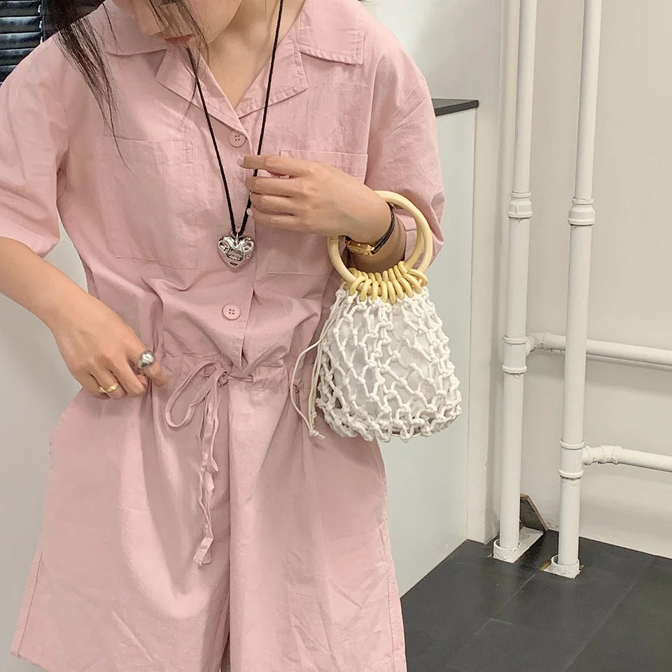Women's Fashion Small Handbag Solid Color Trend Handbag Designer High Quality Leisure Top-handle Bag