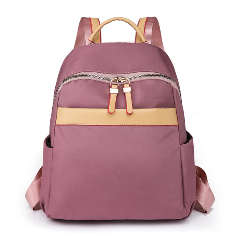 Women's Fashion Trend Backpacks Designer Waterproof Nylon Ladies Leisure Travel Rucksacks Large-capacity Female Light Schoolbags