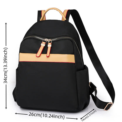 Women's Fashion Trend Backpacks Designer Waterproof Nylon Ladies Leisure Travel Rucksacks Large-capacity Female Light Schoolbags
