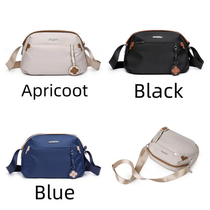 Women's Fashion Trend Crossbody Bag Designer High Quality Waterproof Nylon Ladies Leisure Light Shoulder Bag Female Cosmetic Bag