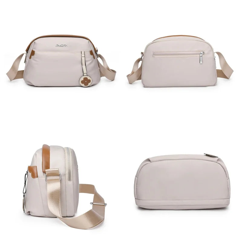 Women's Fashion Trend Crossbody Bag Designer High Quality Waterproof Nylon Ladies Leisure Light Shoulder Bag Female Cosmetic Bag