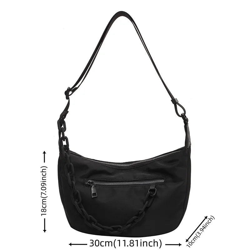 Women's Fashion Trend Crossbody Bags Designer Waterproof Nylon High Quality Ladies Leisure Shoulder Bags Female Light Handbags