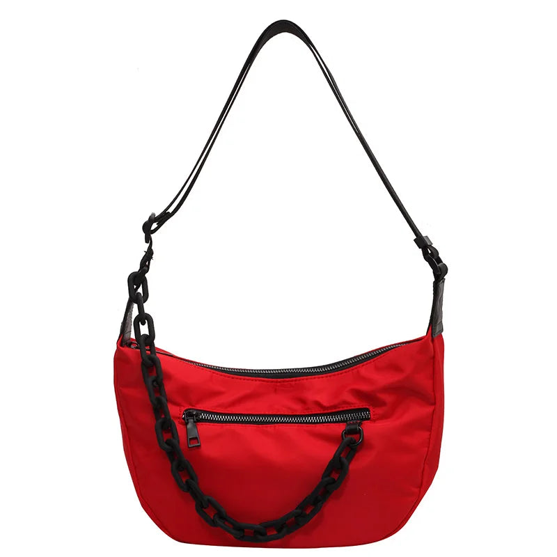 Women's Fashion Trend Crossbody Bags Designer Waterproof Nylon High Quality Ladies Leisure Shoulder Bags Female Light Handbags