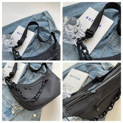 Women's Fashion Trend Crossbody Bags Designer Waterproof Nylon High Quality Ladies Leisure Shoulder Bags Female Light Handbags