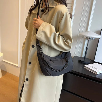 Women's Fashion Trend Crossbody Bags Designer Waterproof Nylon High Quality Ladies Leisure Shoulder Bags Female Light Handbags