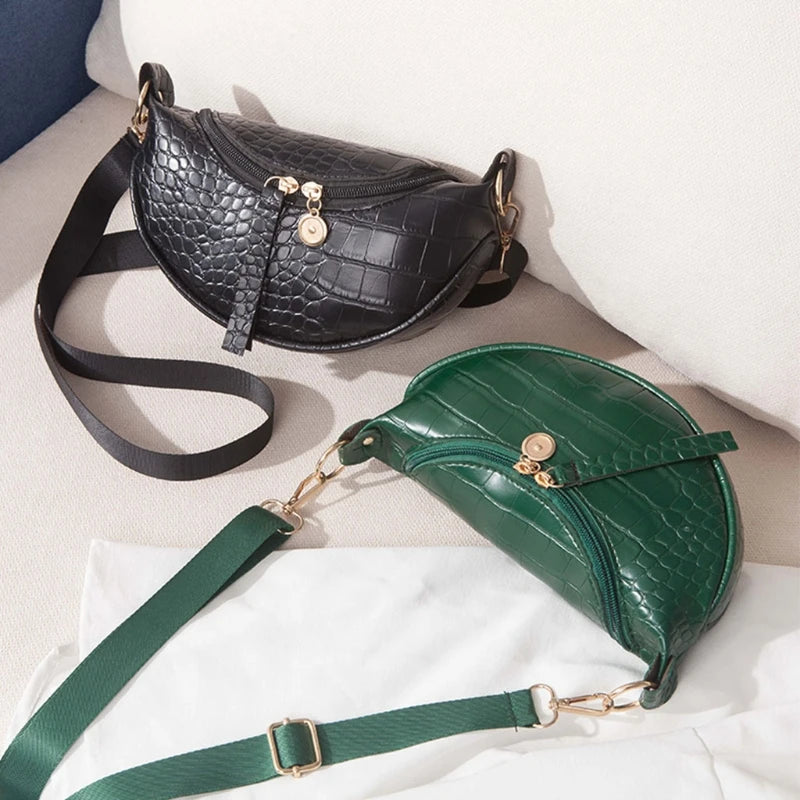 Women's Fashion Waist Bag Chest Pocket Fanny Travel Pouch Shoulder Crossbody Bag