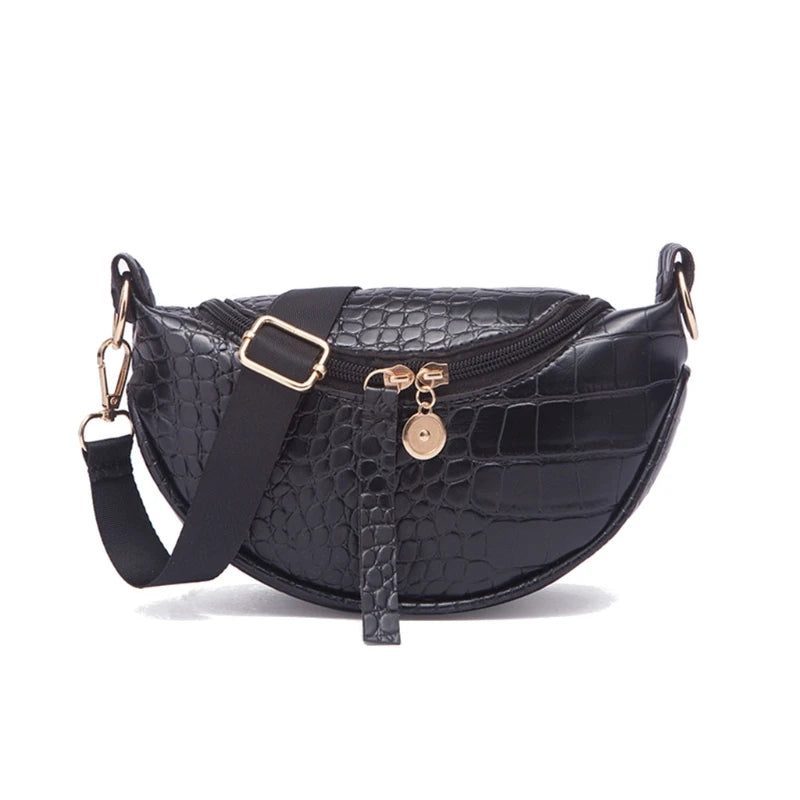 Women's Fashion Waist Bag Chest Pocket Fanny Travel Pouch Shoulder Crossbody Bag