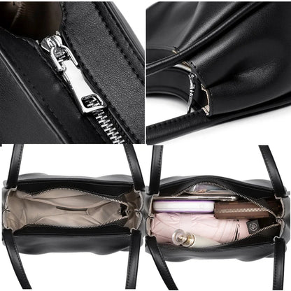 Women's Genuine Leather Bag High Quality Soft Cow Leather Shoulder Crossbody Bags For Women 2022 Luxury Brand Female Handbag Sac