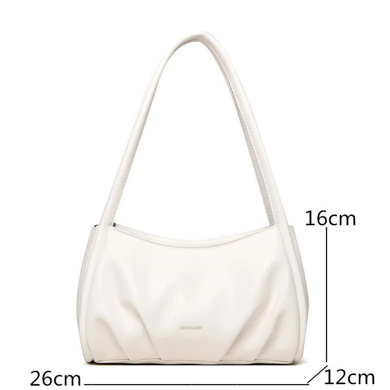 Women's Genuine Leather Bag High Quality Soft Cow Leather Shoulder Crossbody Bags For Women 2022 Luxury Brand Female Handbag Sac