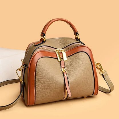 Women's Genuine Leather Bag High Quality Soft Cowhide Shoulder Bags Fashion Tassel Female Messenger Bags 2022 Handbags for Women