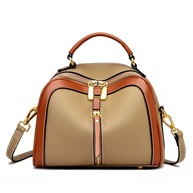 Women's Genuine Leather Bag High Quality Soft Cowhide Shoulder Bags Fashion Tassel Female Messenger Bags 2022 Handbags for Women