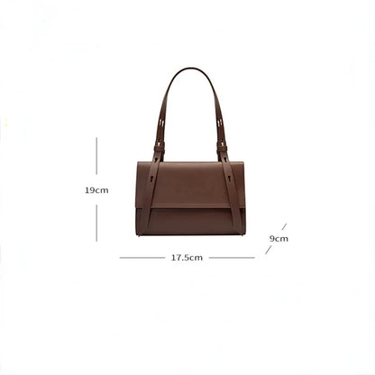 Women's Genuine Leather Shoulder 2024 New Spring Fashion Minority Prevail Popular Totbao Messenger Bag Ladies Handbag