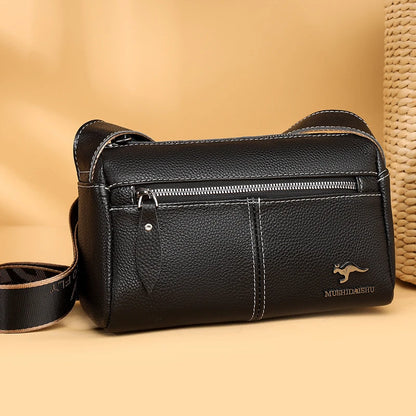 Women's Genuine Leather Shoulder Crossbody Bag Luxury Cowhide Tote Sac Female Handbag 2023 Soft Cowhide Messenger Bag for Women