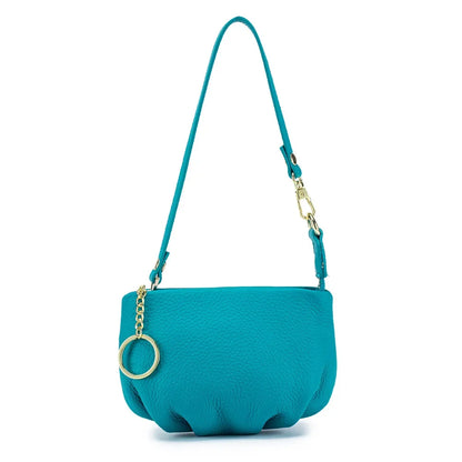 Women's Genuine Leather Small Dumpling Mini Shoulder Fashion Chain Crossbody Bag Coin Purse