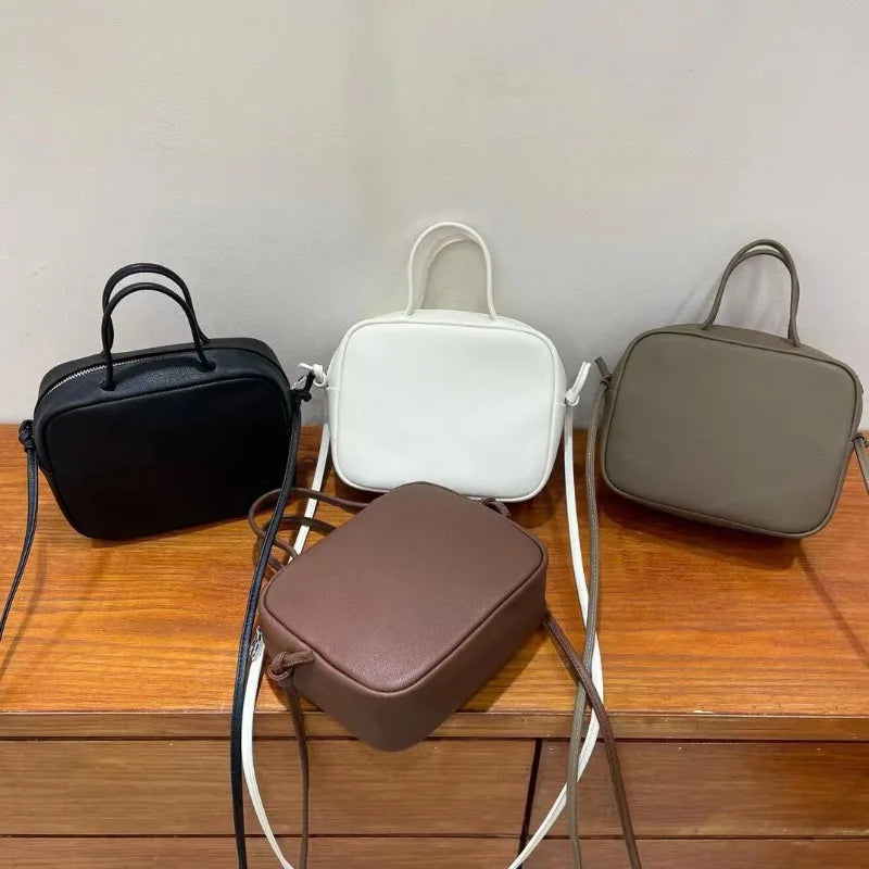 Women's Handbag Fashion Niche Solid All-match Portable Crossbody Bags Casual Commuter Travell Versatile Simple Bolsos Mujer