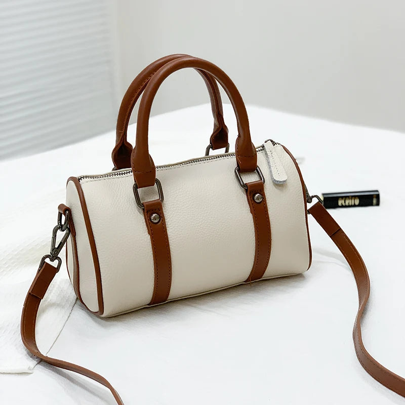 Women's Handbags Designer Cowhide Bag Luxury Large Capacity Female Shoulder Messenger Bag 2023 New Genuine Leather Bag for Women