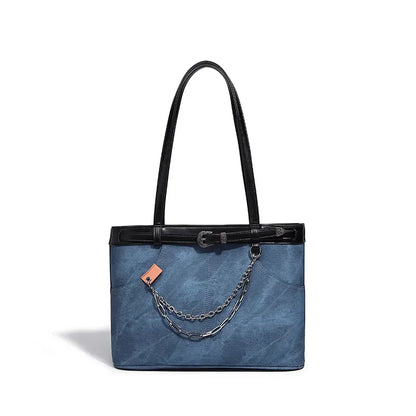 Women's Handbags Large Capacity Lightweight Versatile Retro Denim Hot Girl Shoulder Tote Bag