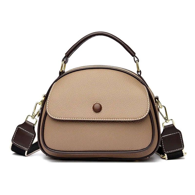 Women's High Quality Leather Shoulder Crossbody Bag Fashion Small Tote Sac Luxury Ladies Handbag 2023 Trend Female Messenger Bag